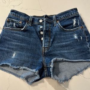 Levi’s 501 Jean shorts. Size W28.